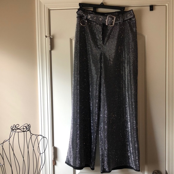 Statement wide leg pants - Picture 1 of 13